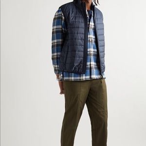 Aspesi Navy New Agile Light Quilted Vest. Size XL.